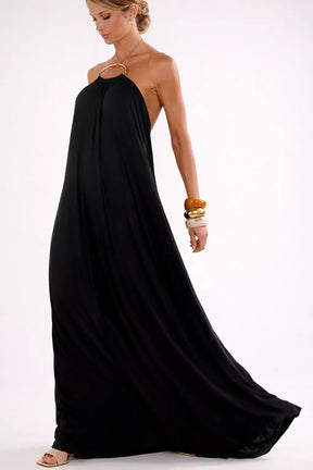 Aurelisse™ | Halter Maxi Dress Claxoria
