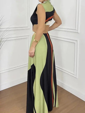 Aurevia™ | Cutout Maxi Dress Claxoria