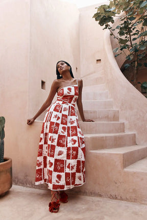 Cressida™ | Floral Maxi Dress Claxoria