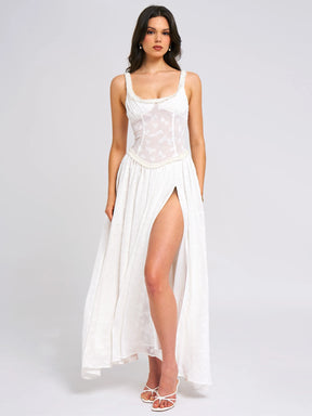 Jarrah™ | High Slit Maxi Dress Claxoria