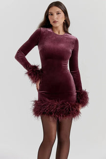 Nocturne™ | Plume Mini Dress Claxoria