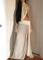 Nyxaria™ | Silk Eclipse Two-Piece Set Claxoria