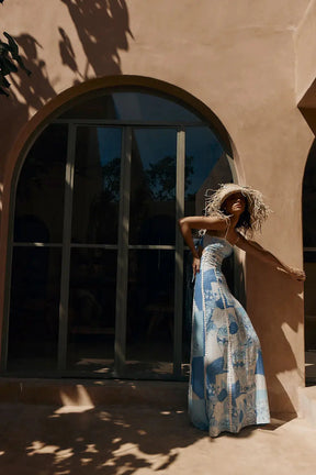 Poppy™ | Patchwork Maxi Dress Claxoria