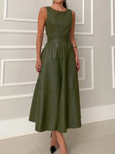 Verdantia™ | Sculpted Midi Dress Claxoria