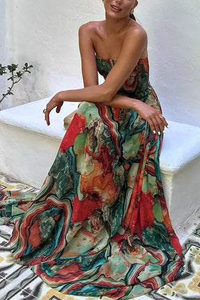 Serenata™ | Ombre Print Swing Maxi Claxoria