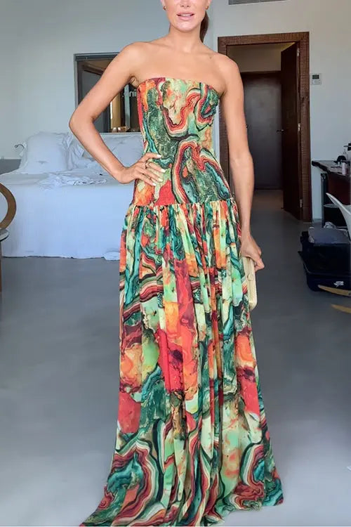 Serenata™ | Ombre Print Swing Maxi Claxoria