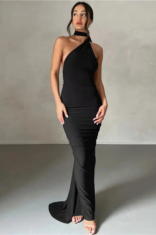 Serenith™ | Porcelain Maxi Dress Claxoria