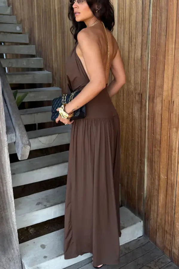 Solenne™ | Halter Dress Claxoria